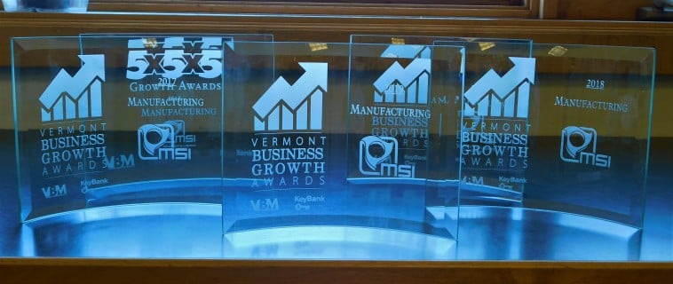 MSI Earns a Vermont Business Growth Award Five Years Straight